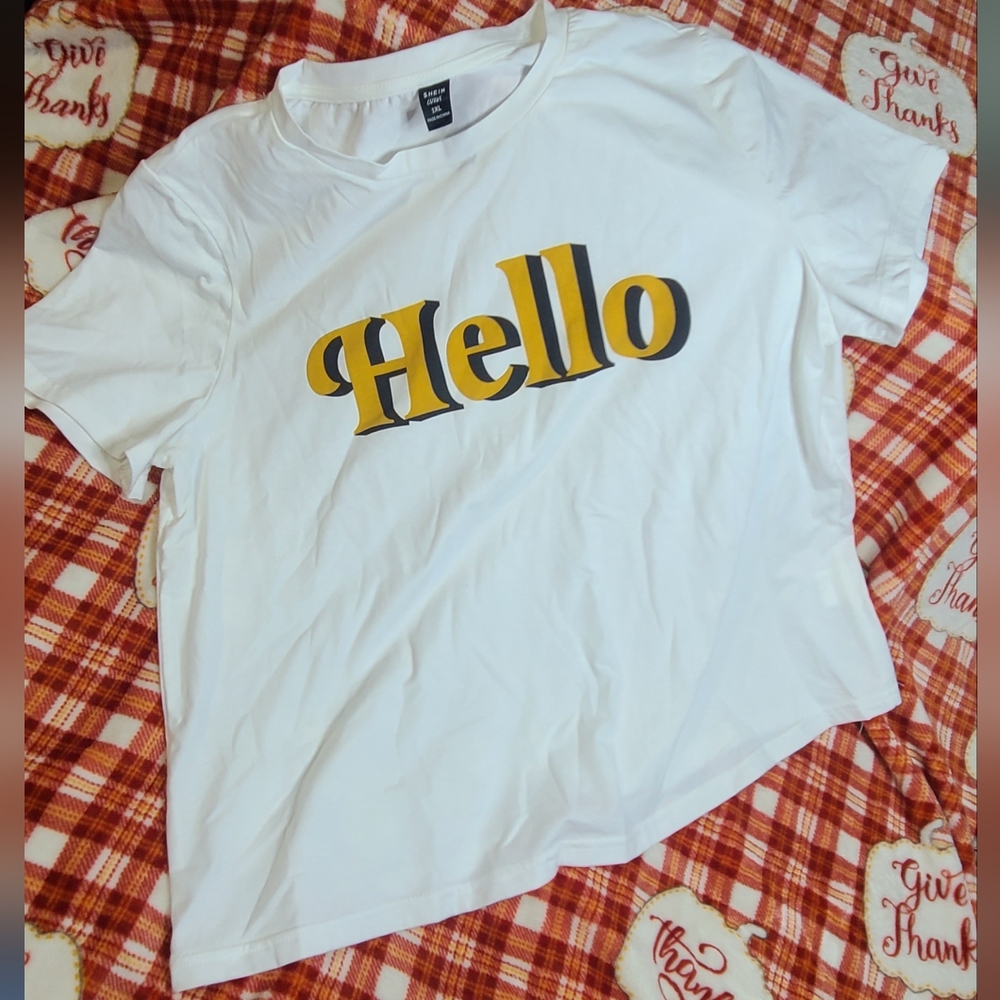 SHEIN Plus Letter Graphic Tee